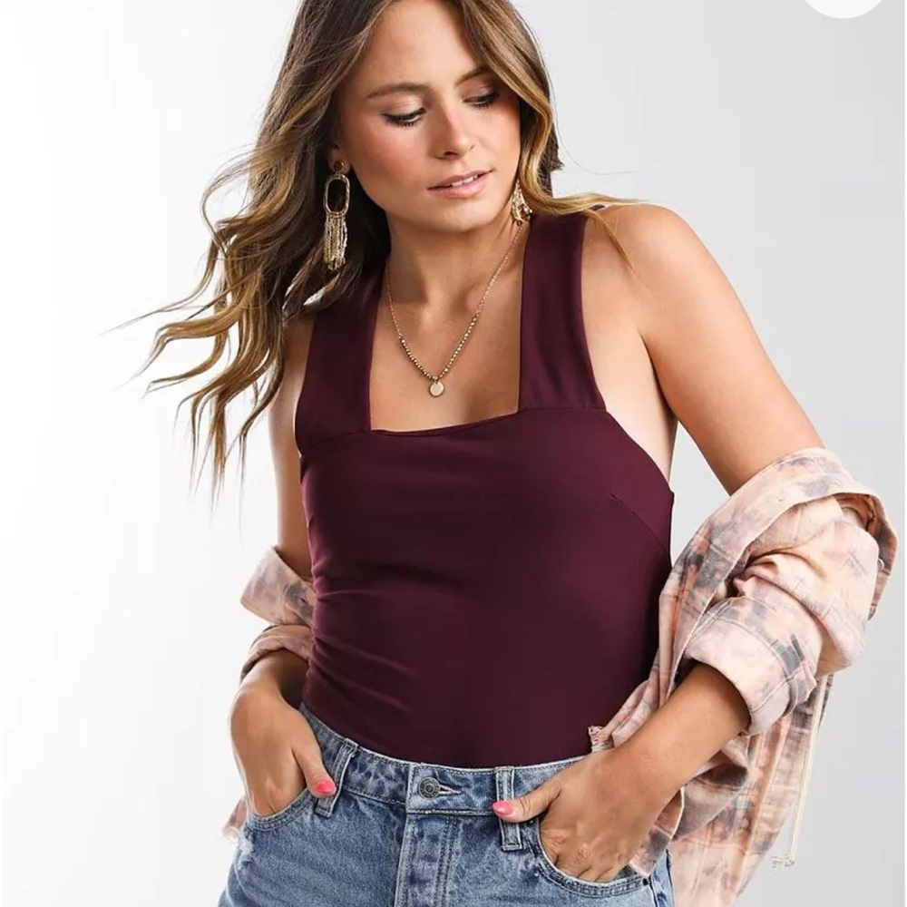 NWOT Free People She’s So Sleek Duo Bodysuit Small